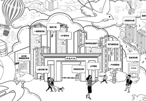 融创交互式插画